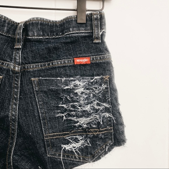 Wrangler Distressed Denim Shorts - Picture 4 of 5